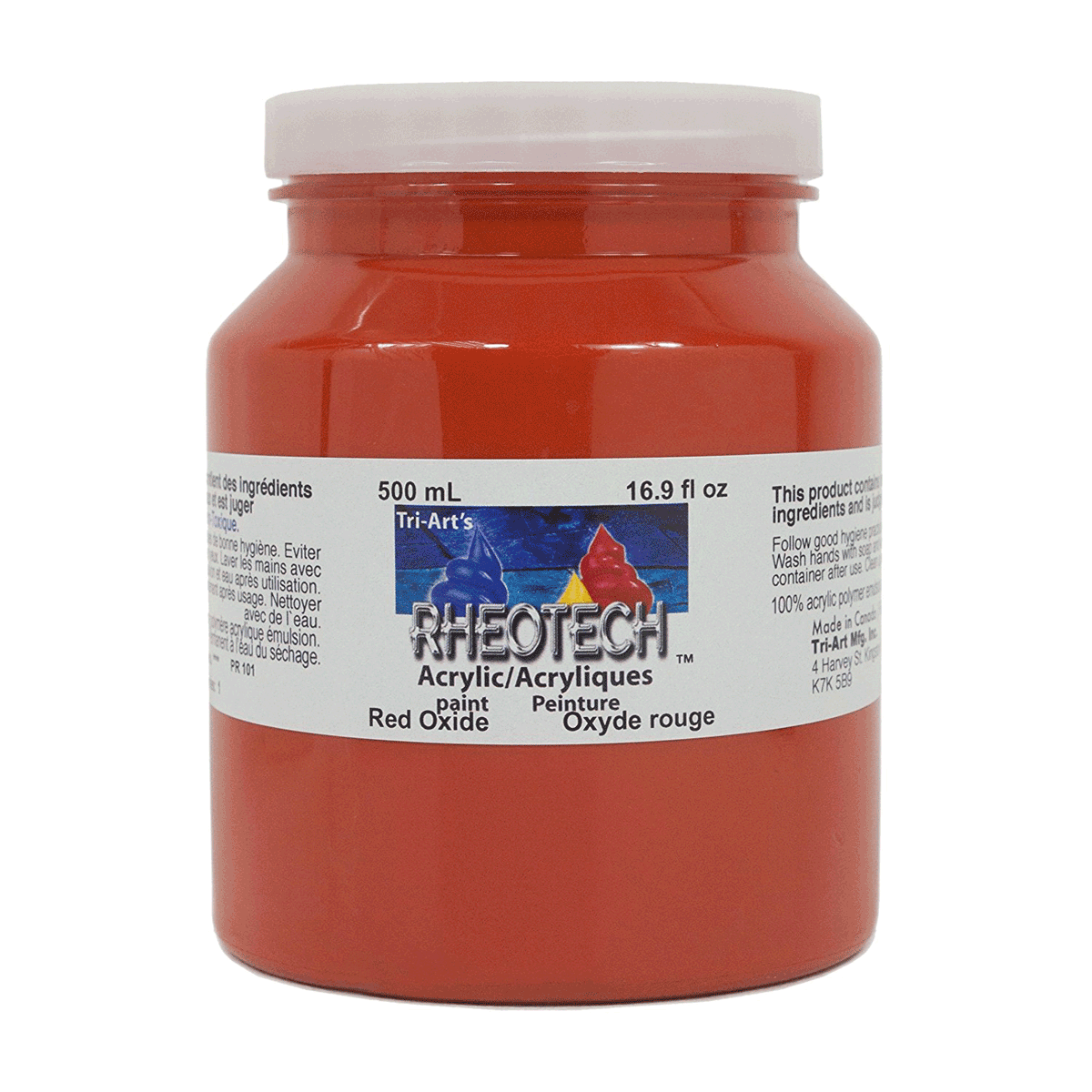 Rheotech Acrylic Red Oxide 500 ml Jar