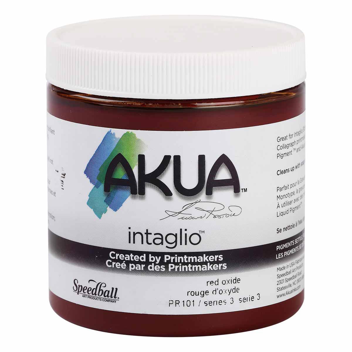 Akua Intaglio Ink - Red Oxide 237ml (8oz)