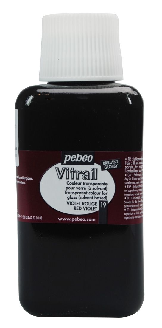Pébéo Vitrail Red Violet Transparent 250 ml