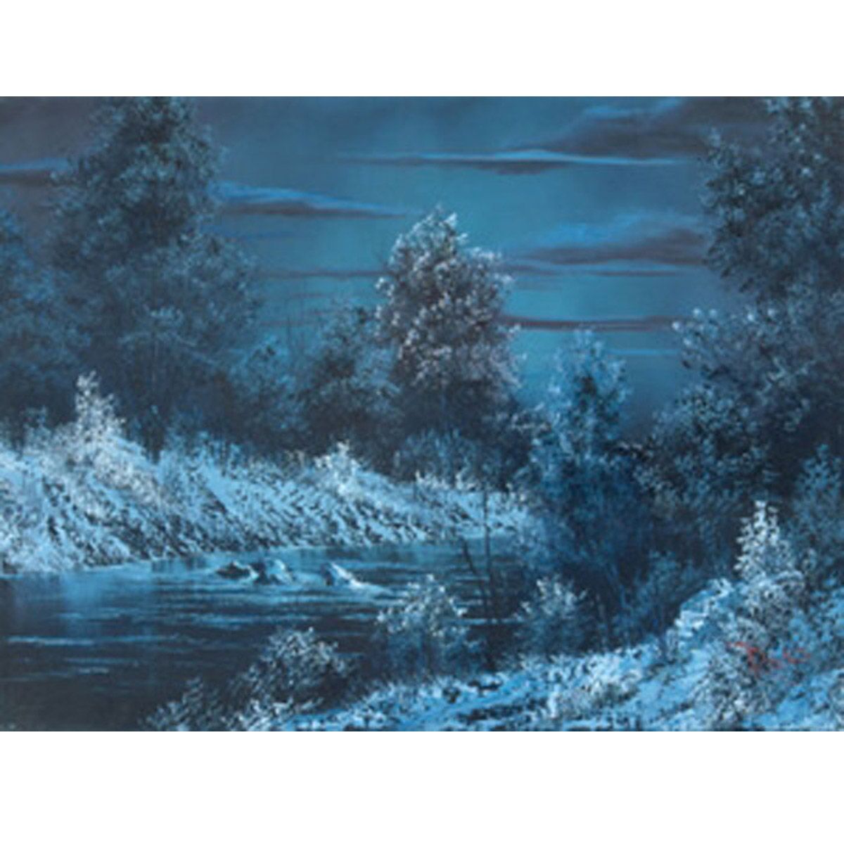 Bob Ross How To Pattern Packet - Midnight River
