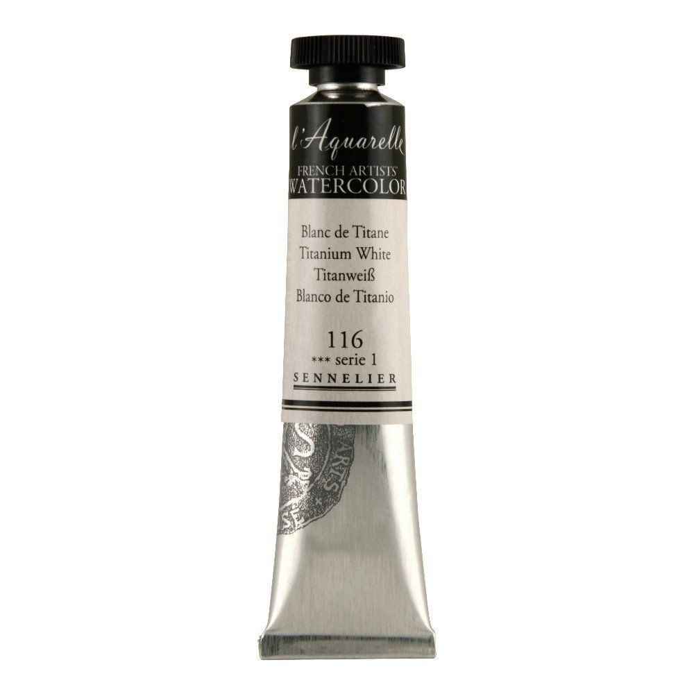 Sennelier Watercolour S1 Titanium White (116) 21 ml