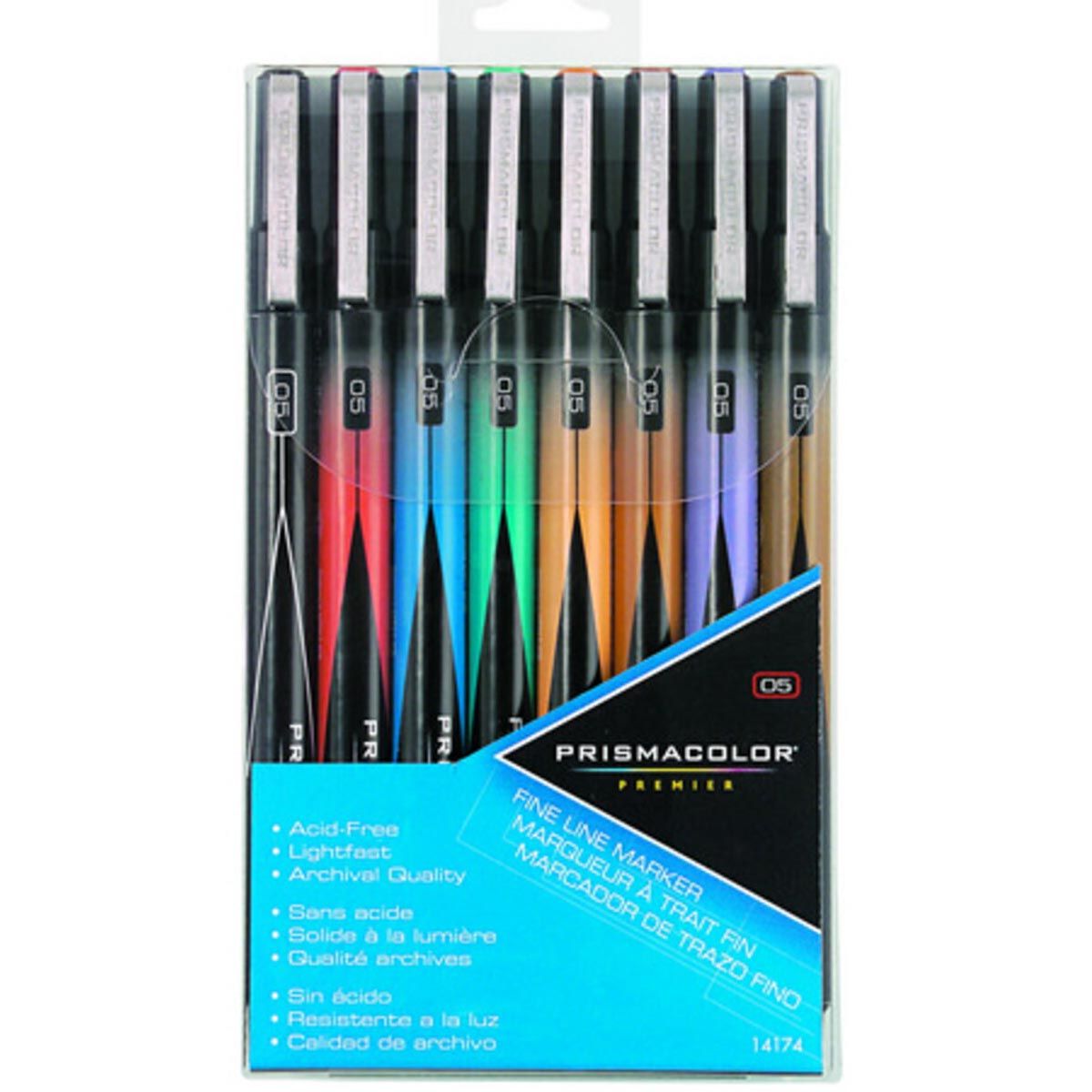 Prismacolor Premier Fine Line Markers - Set of 8 Colours