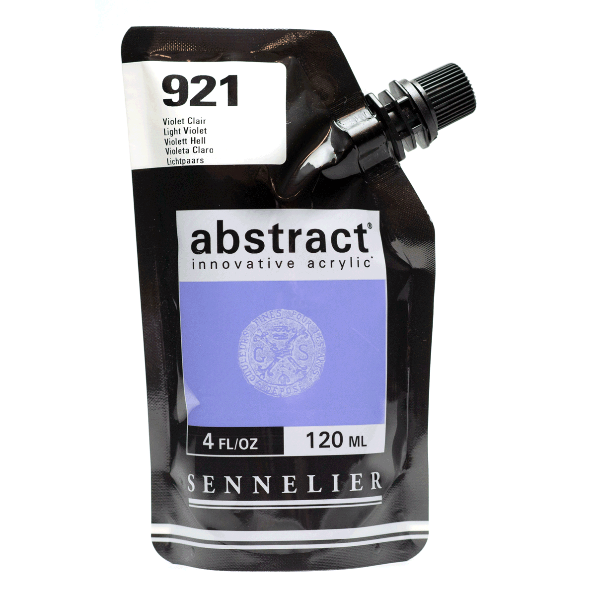 Abstract Acrylic Pouch - Satin 921 Light Violet 120ml