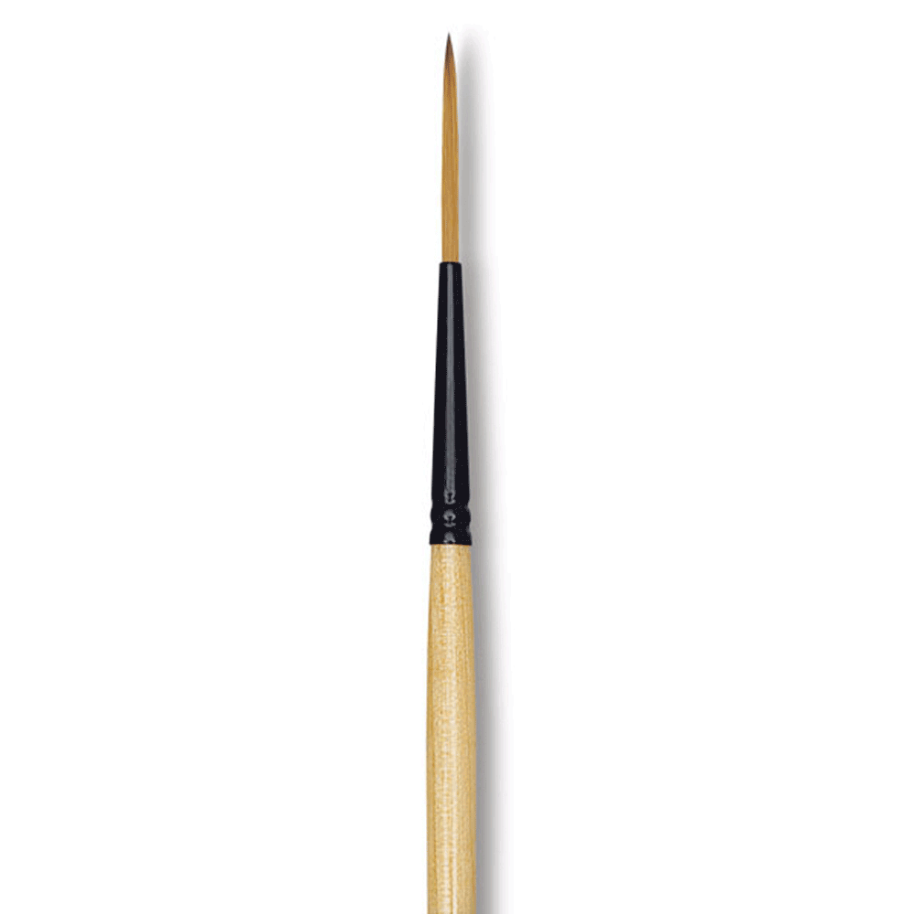 Dynasty Black Gold Short Handle Brush - Script Liner 0