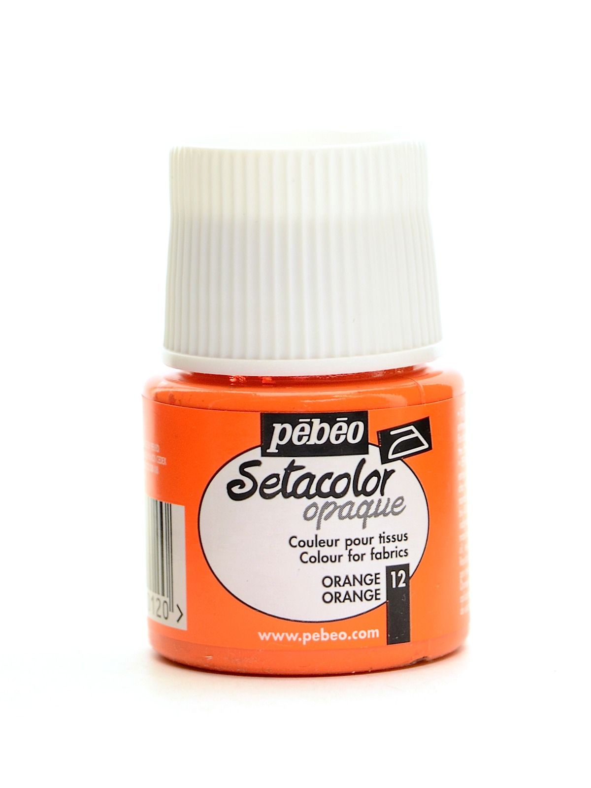 Pébéo Setacolor Fabric Paint - Opaque Orange - 45 mL Bottle