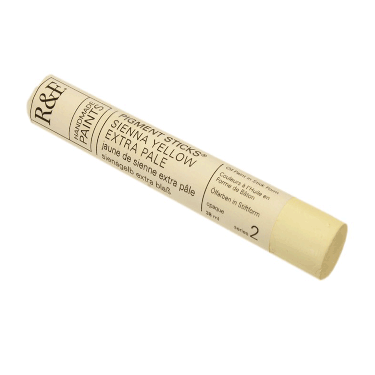 R&F Oil Pigment Stick, Sienna Yellow Extra Pale 38ml
