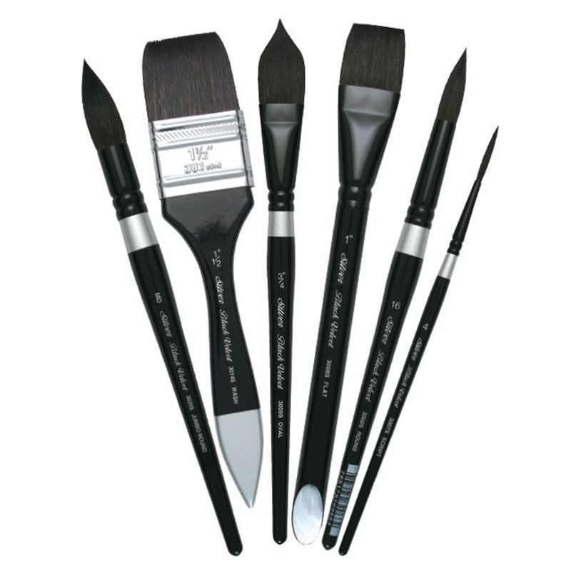 Black Velvet Series 3000S Watercolour Brushes