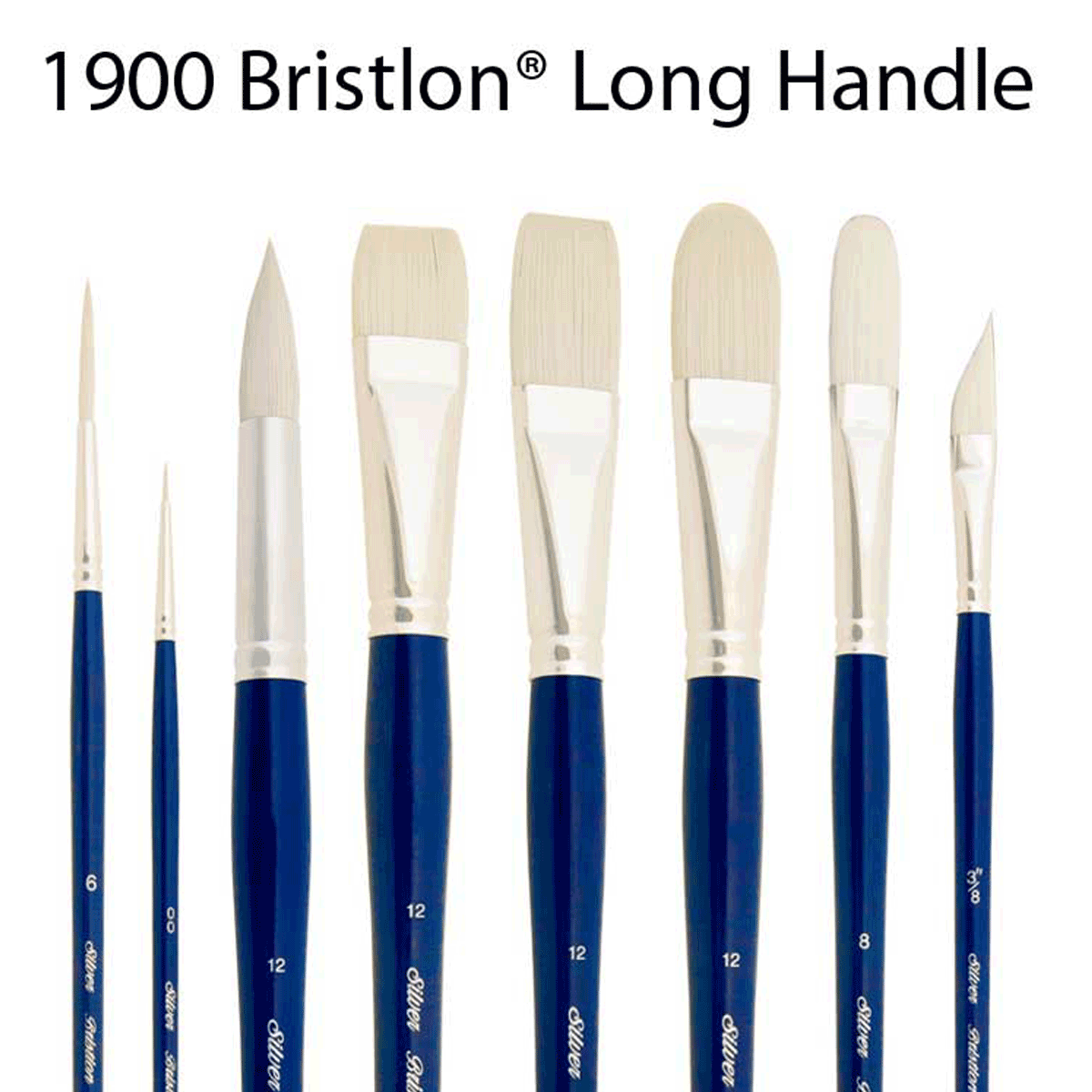 Silver Brush Bristlon Synthetic Long Handle Brushes