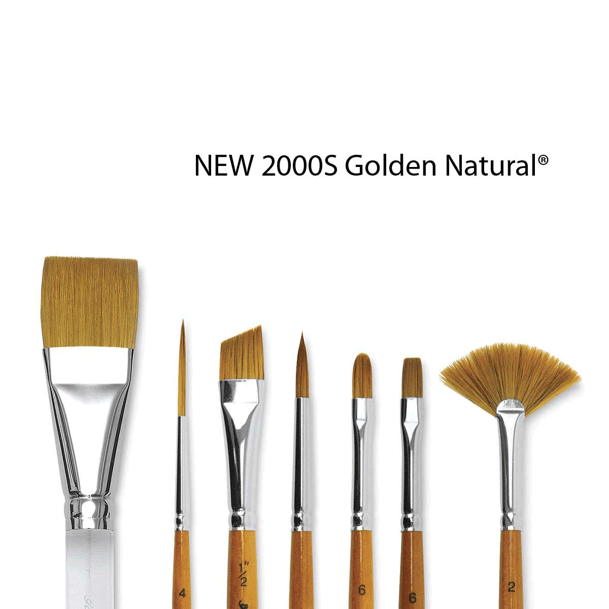 Silver Brush 2000S Golden Natural Brushes