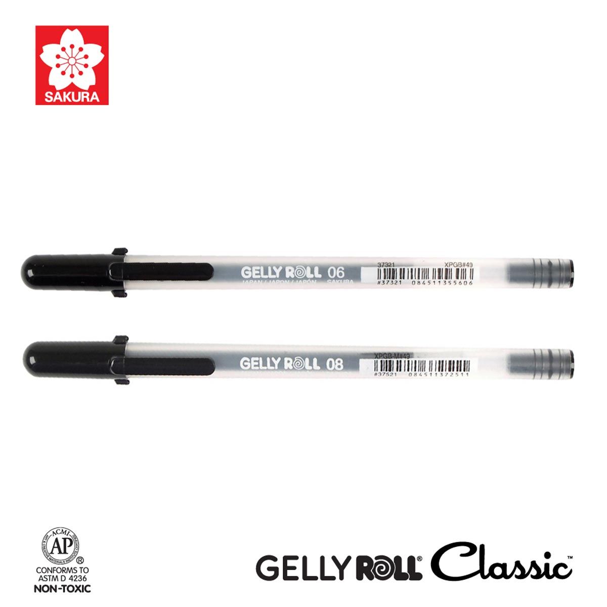 Gelly Roll Classic Black Rollerball Pens