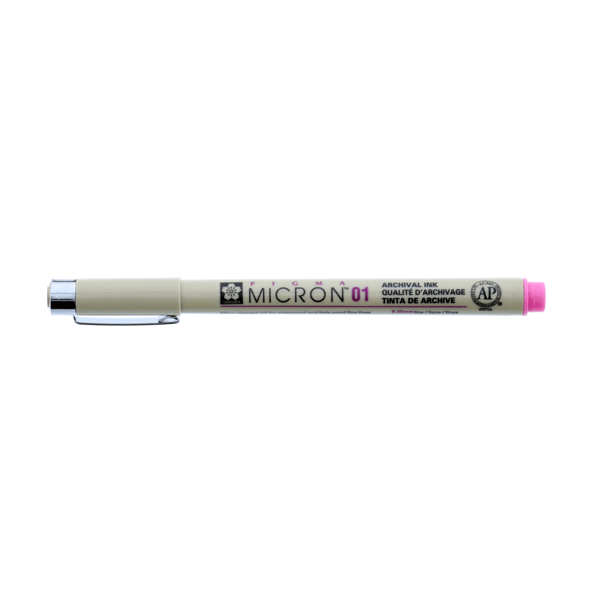 Micron Pigma Pen - Rose 01 .25mm Line
