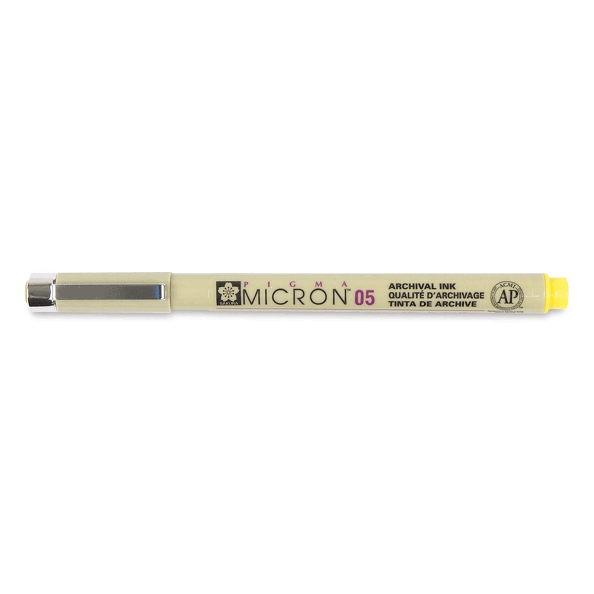 Micron Pigma Pen - Yellow 05 .45mm Line