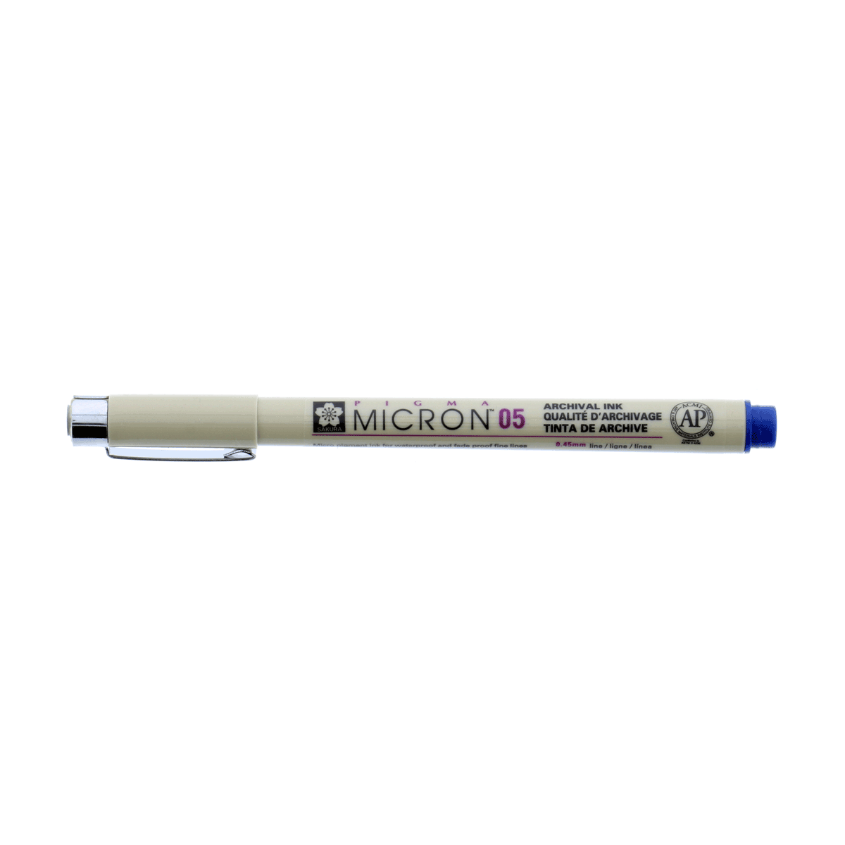 Micron Pigma Pen - Royal Blue 05 .45mm Line