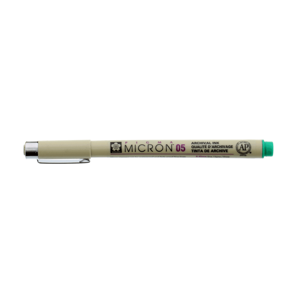 Micron Pigma Pen - Green 05 .45mm Line