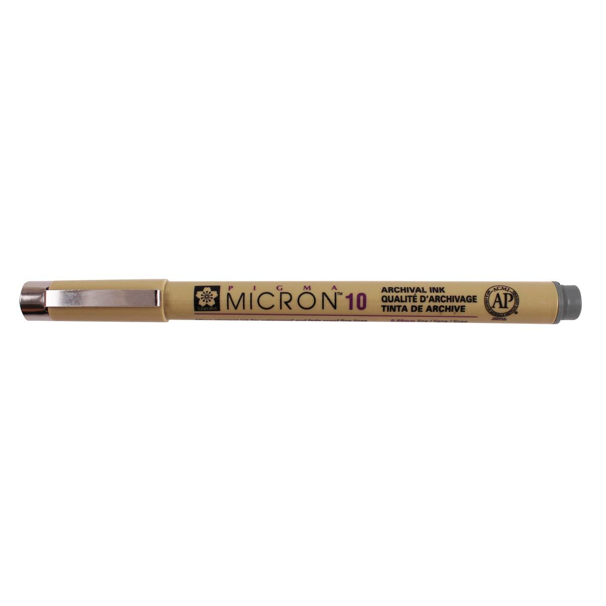 Micron Pigma Pen - Cool Gray 10 (.60mm) Line