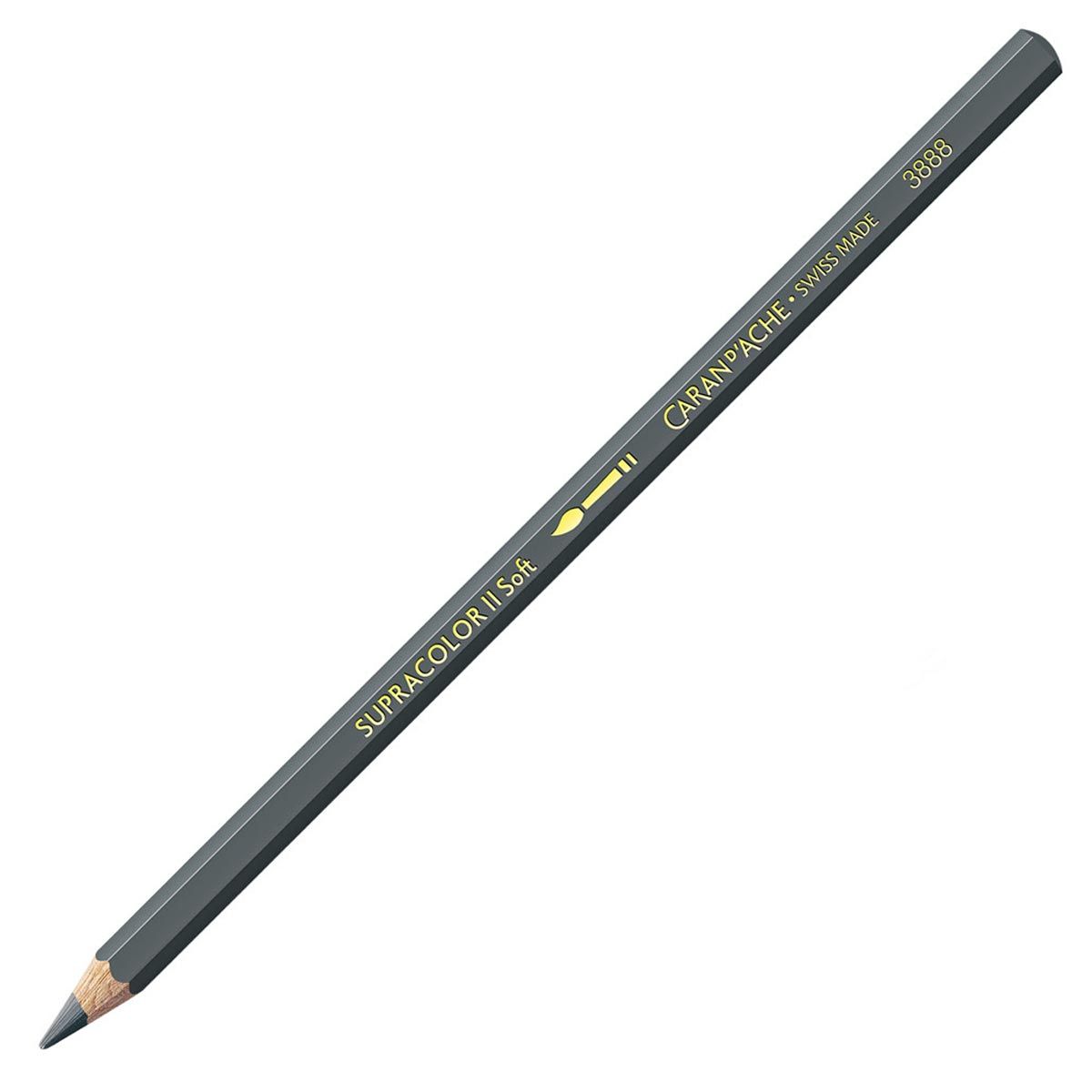 Caran d'Ache Supracolor ll Soft Aquarelle Pencil - Slate Grey 495