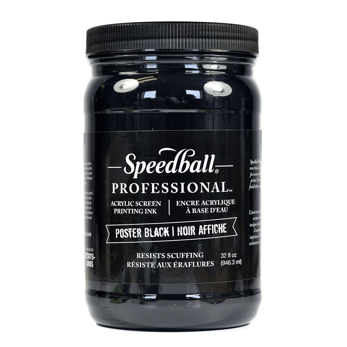 Speedball Professional Acrylic Screen-printing Ink Poster Black 32oz
