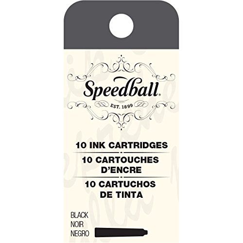 Speedball Fountain Pen Ink Cartridges – Black