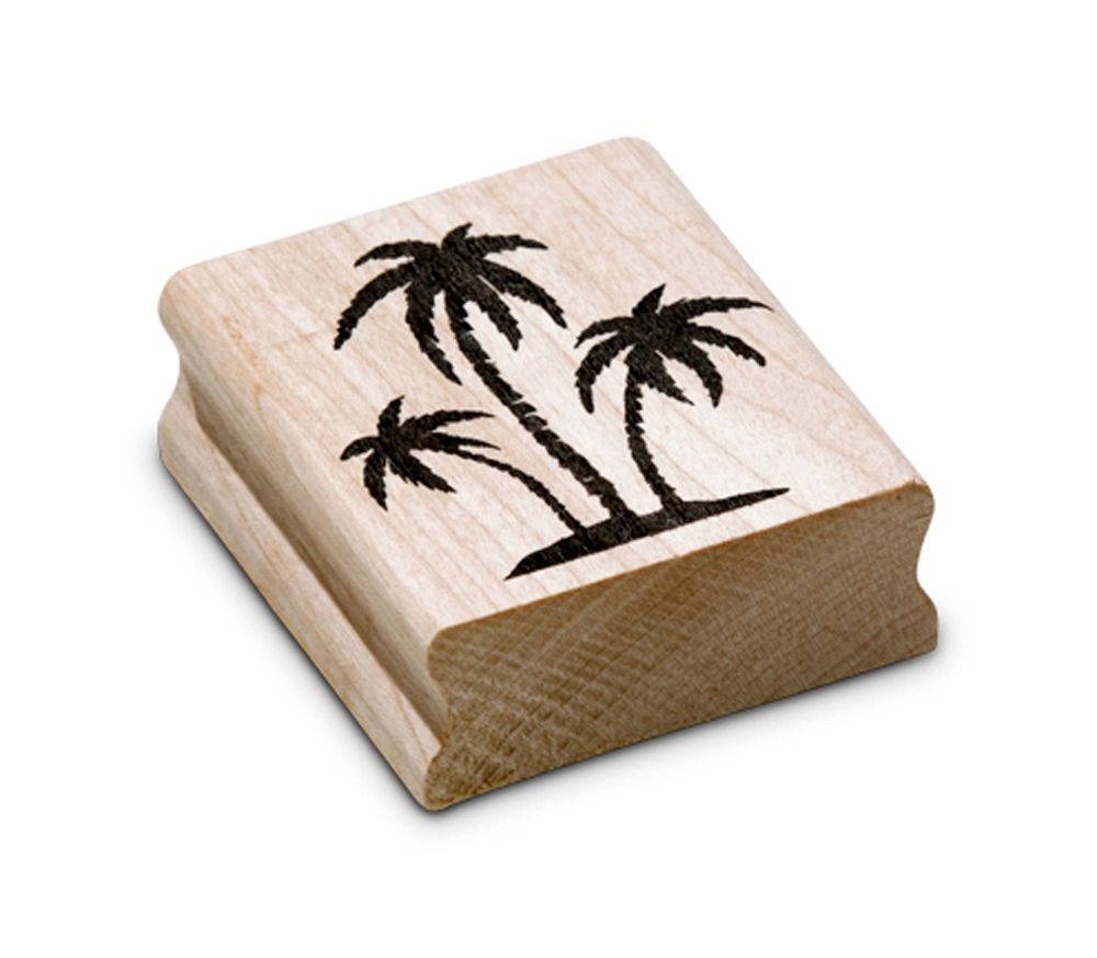 Palm Trees Rubber Stamp