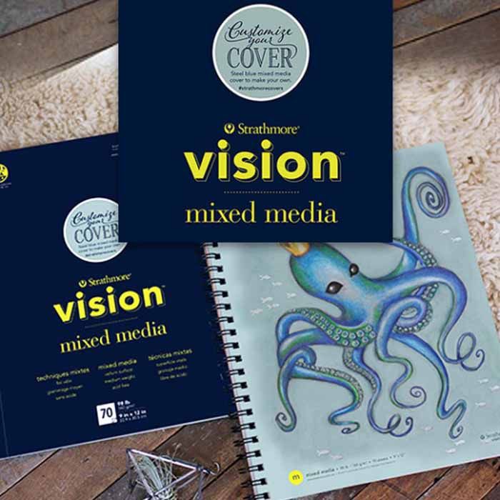 Strathmore Vision Custom Mixed Media Wire-bound Pads