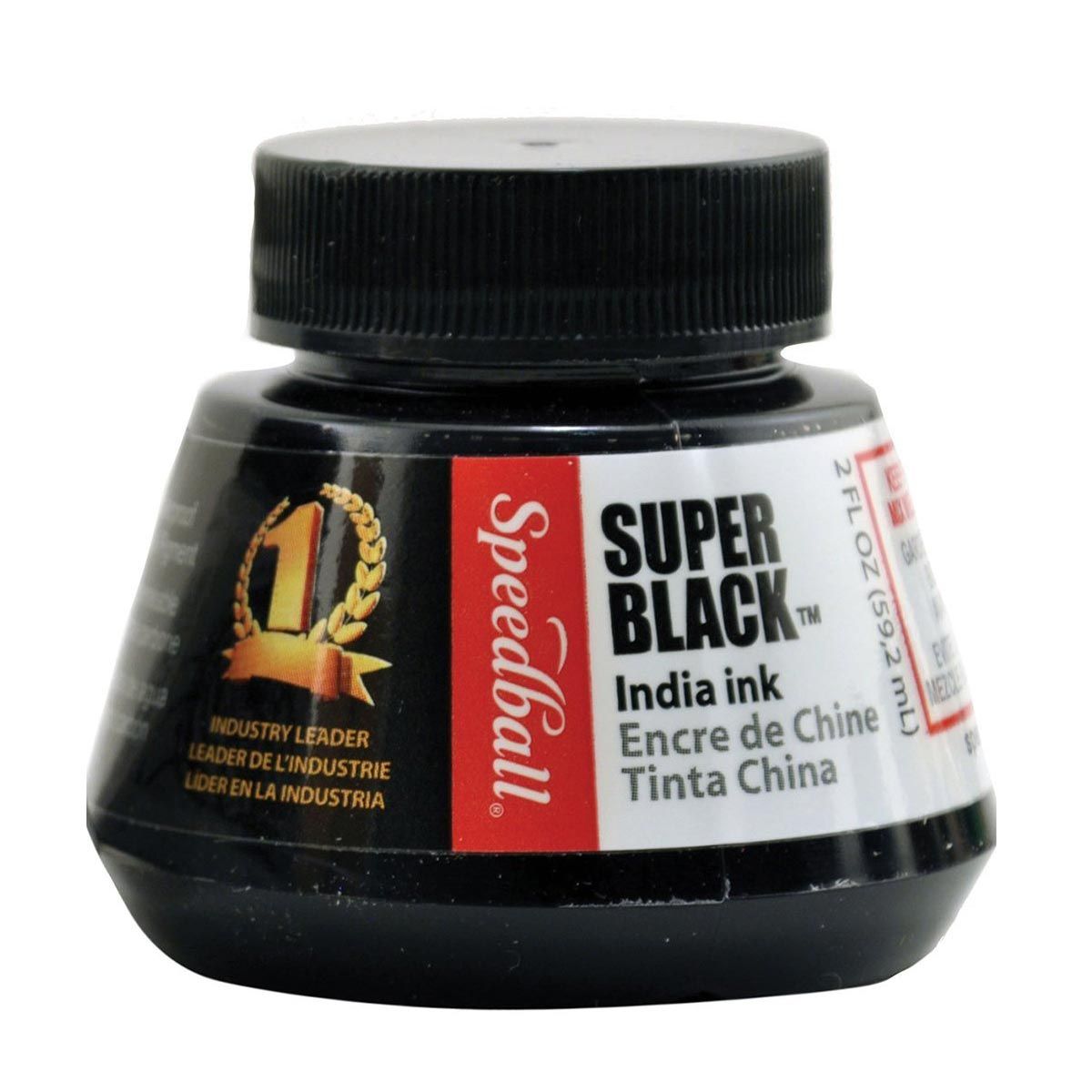 Speedball Super Black Waterproof India Ink 2oz