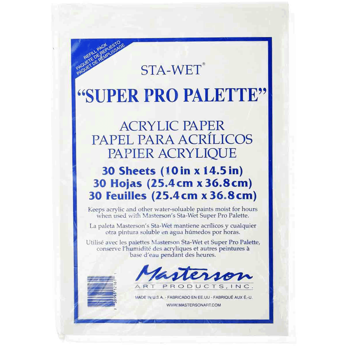 Masterson Sta-Wet Super Pro Palette Film Refill 10 x 14.5 inch