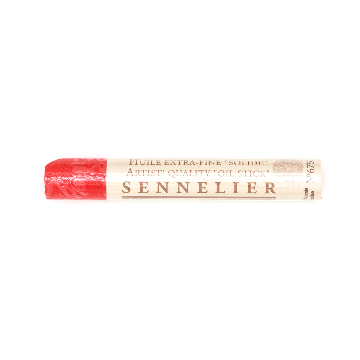 Sennelier Oil Stick, French Vermilion Red 675