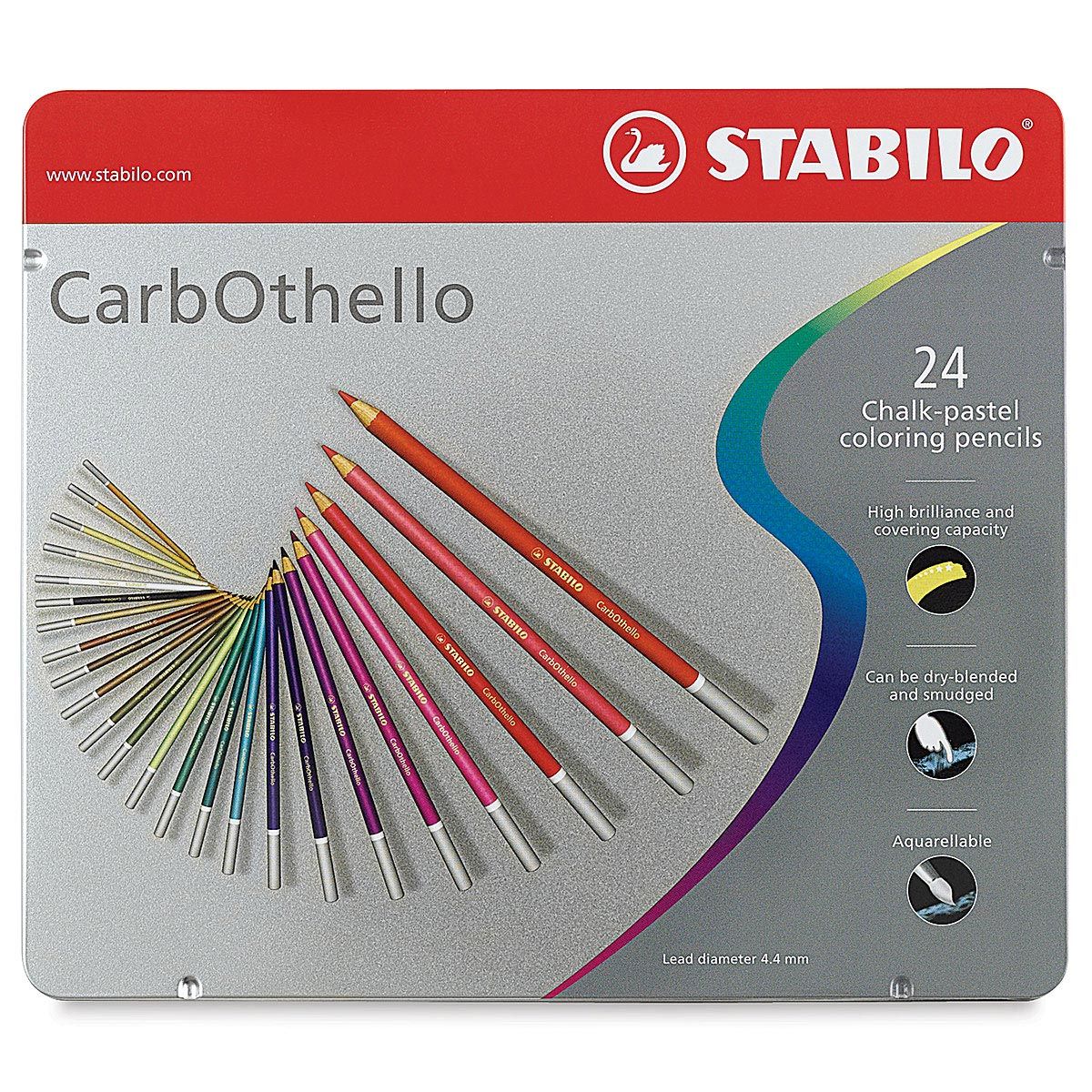 Stabilo Carbothello Pastel Coloured Pencil 24-piece Set