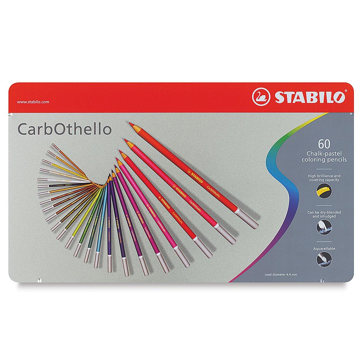 Stabilo Carbothello Pastel Coloured Pencil 60-piece Set