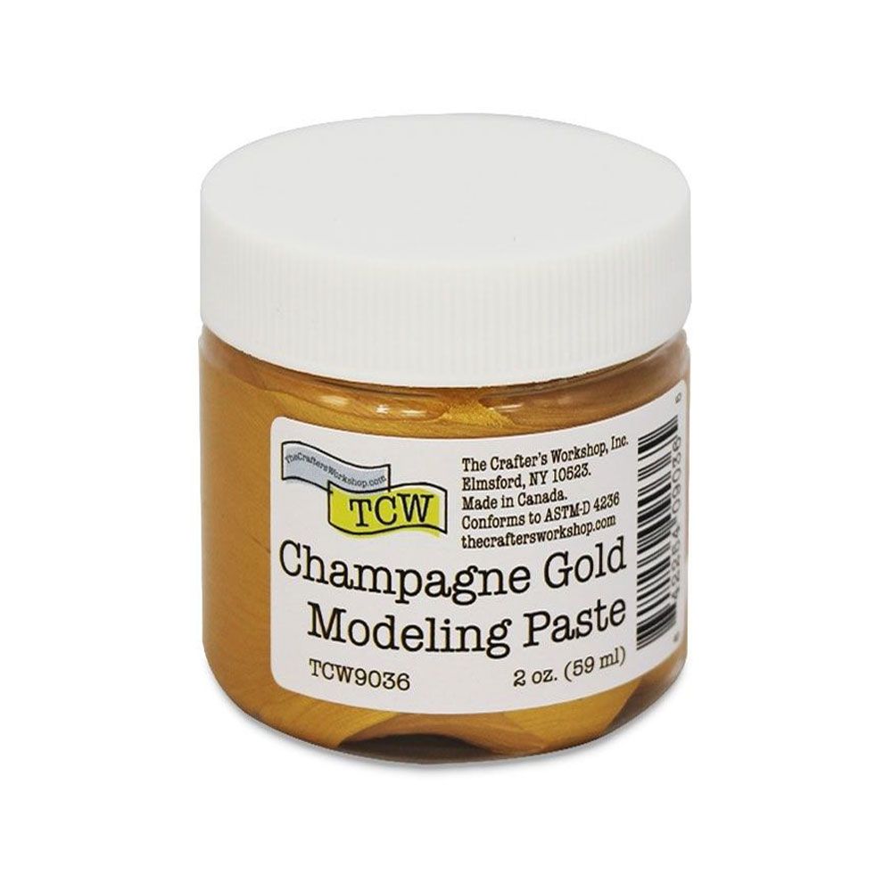 The Crafters Workshop Champagne Gold Modeling Paste 59 ml (2oz)