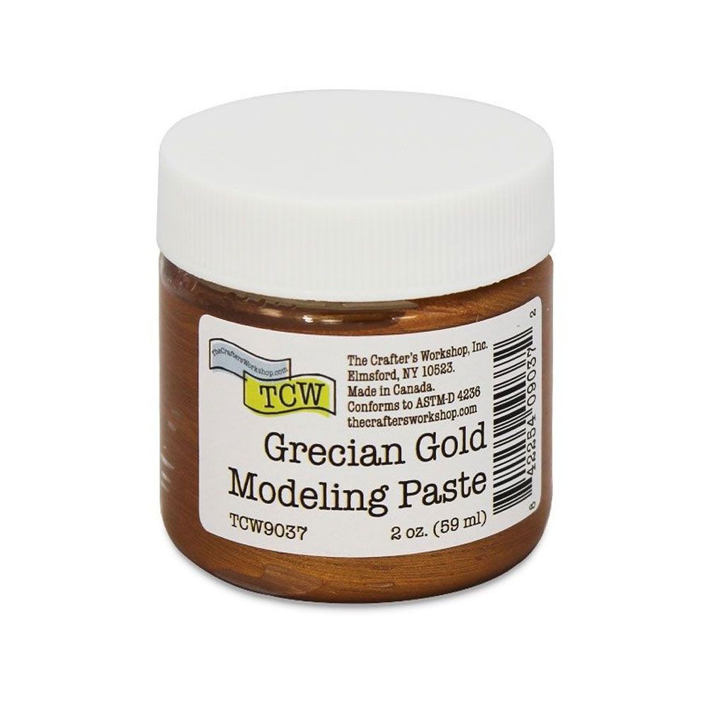 The Crafters Workshop Grecian Gold Modeling Paste 59 ml (2oz)