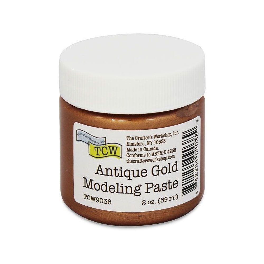 The Crafters Workshop Antique Gold Modeling Paste 59 ml (2oz)