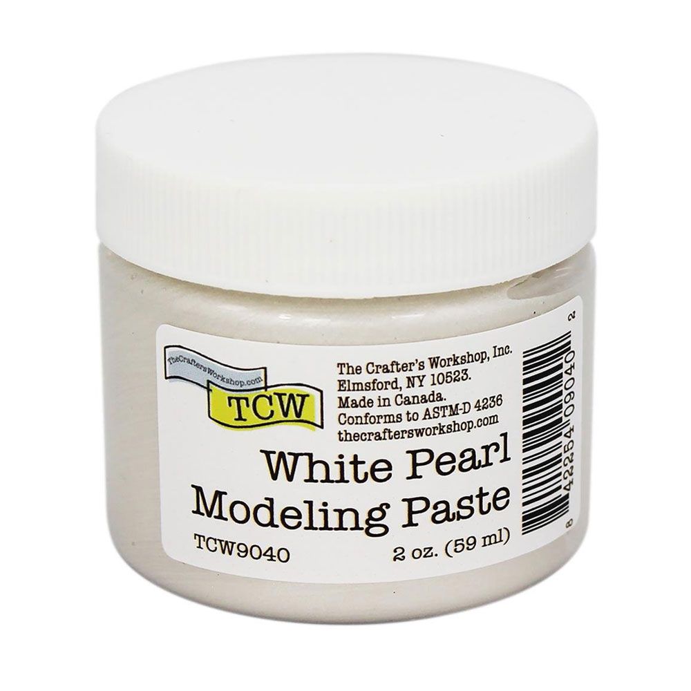 The Crafters Workshop White Pearl Modeling Paste 59ml (2oz)