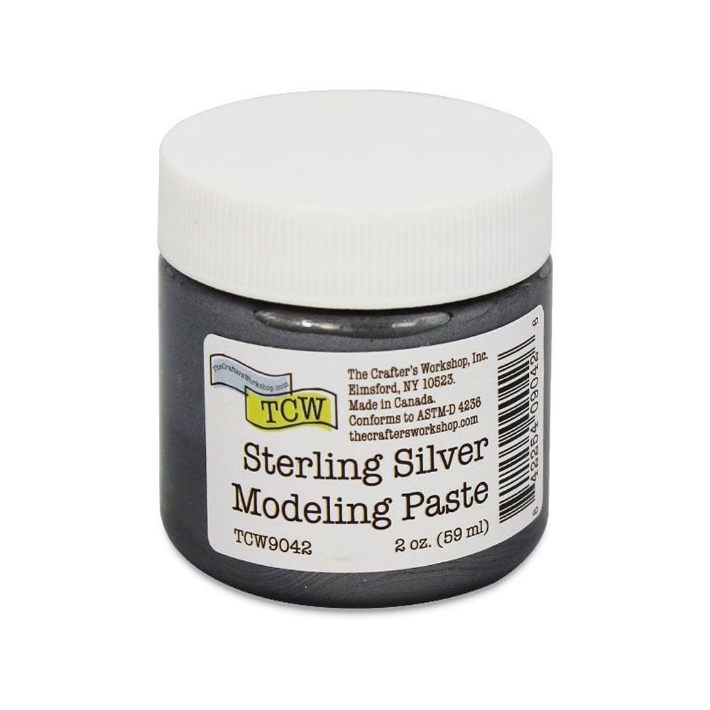 The Crafters Workshop Sterling Silver Modeling Paste 59ml (2oz)