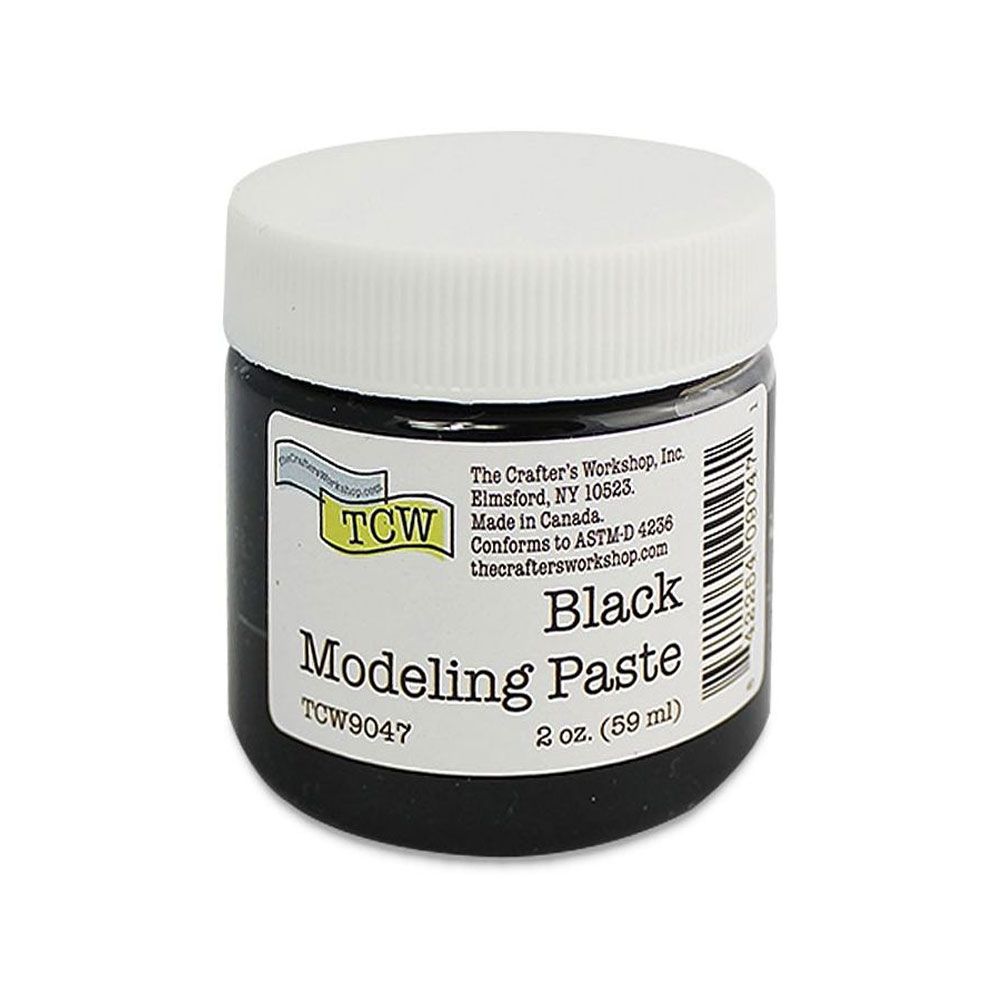 The Crafters Workshop Black Modeling Paste 59ml (2oz)