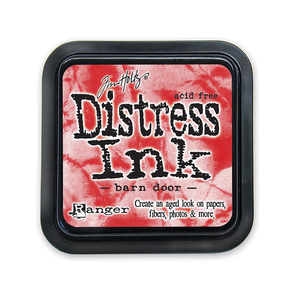 Tim Holtz Mini Distress Ink Pad, Barn Door 1x1-in