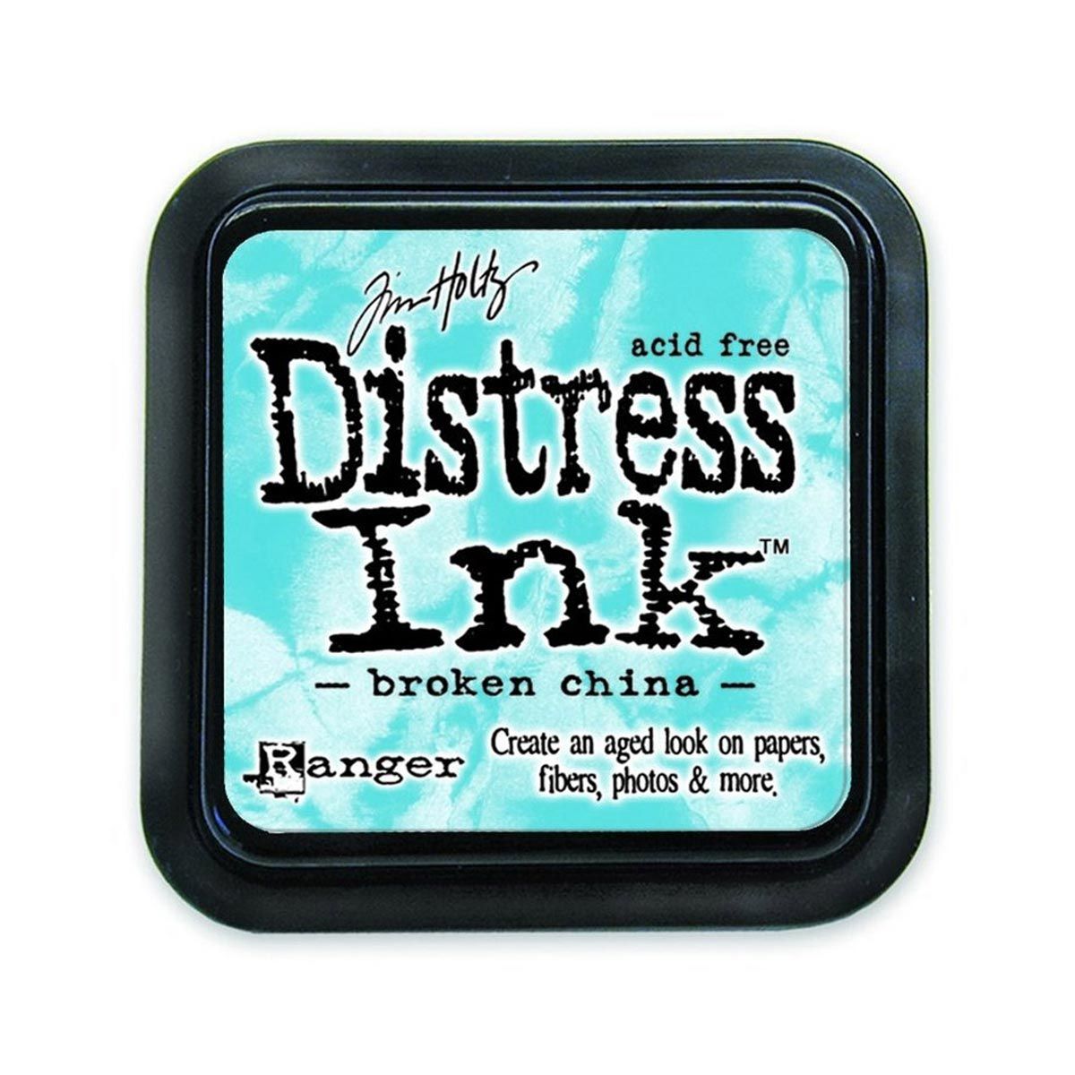Tim Holtz Mini Distress Ink Pad Broken China 1x1 inch