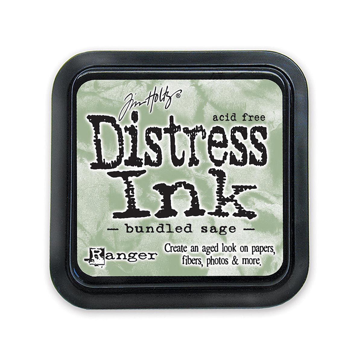 Tim Holtz Mini Distress Ink Pad, Bundled Sage 1x1-in