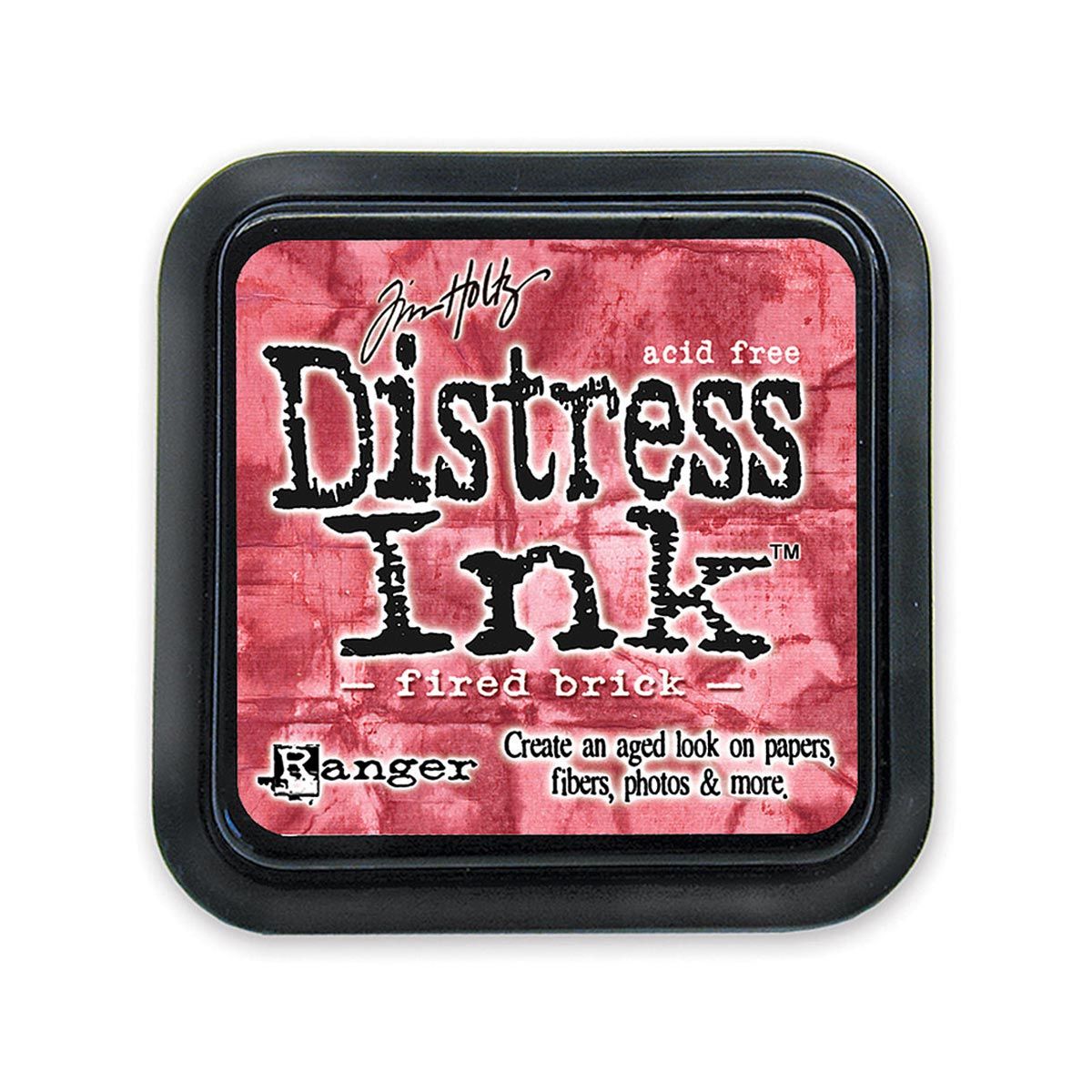 Tim Holtz Mini Distress Ink Pad, Fired Brick 1x1-in