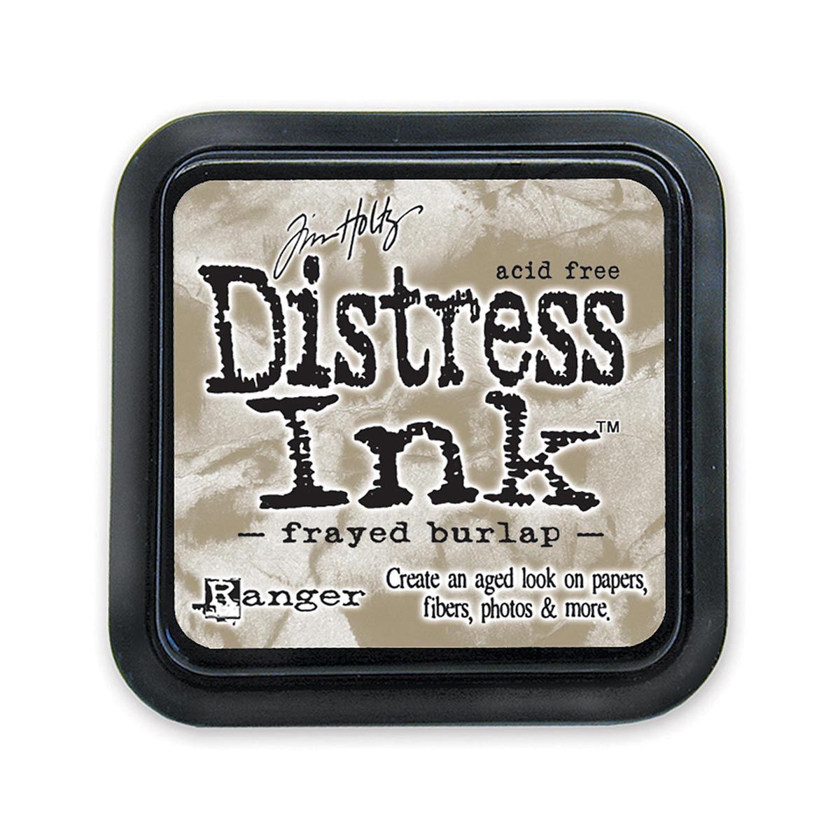 Tim Holtz Mini Distress Ink Pad Frayed Burlap 1x1 inch