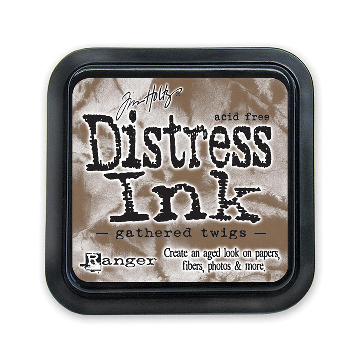 Tim Holtz Mini Distress Ink Pad Gathered Twigs 1x1 inch