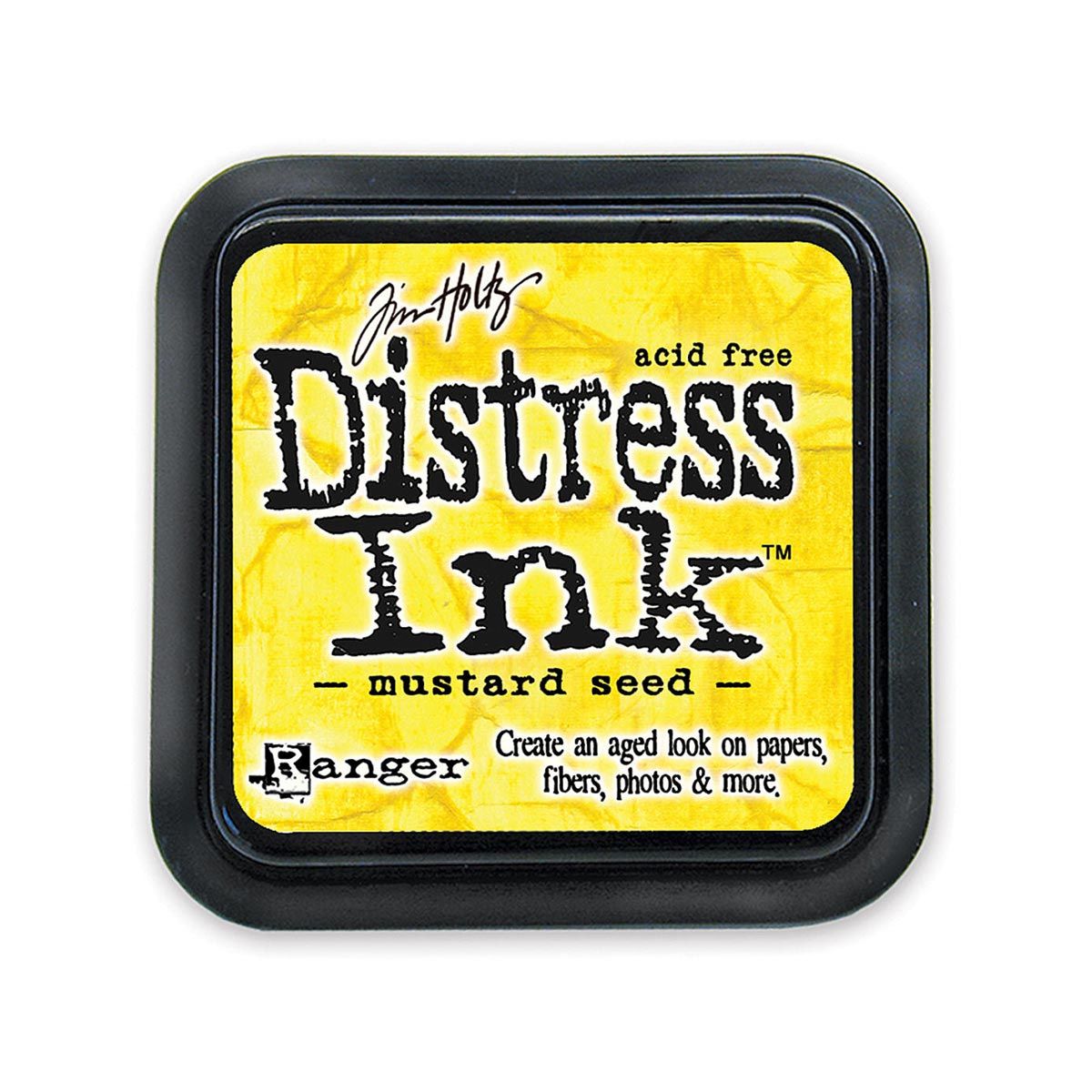 Tim Holtz Mini Distress Ink Pad Mustard Seed 1x1 inch