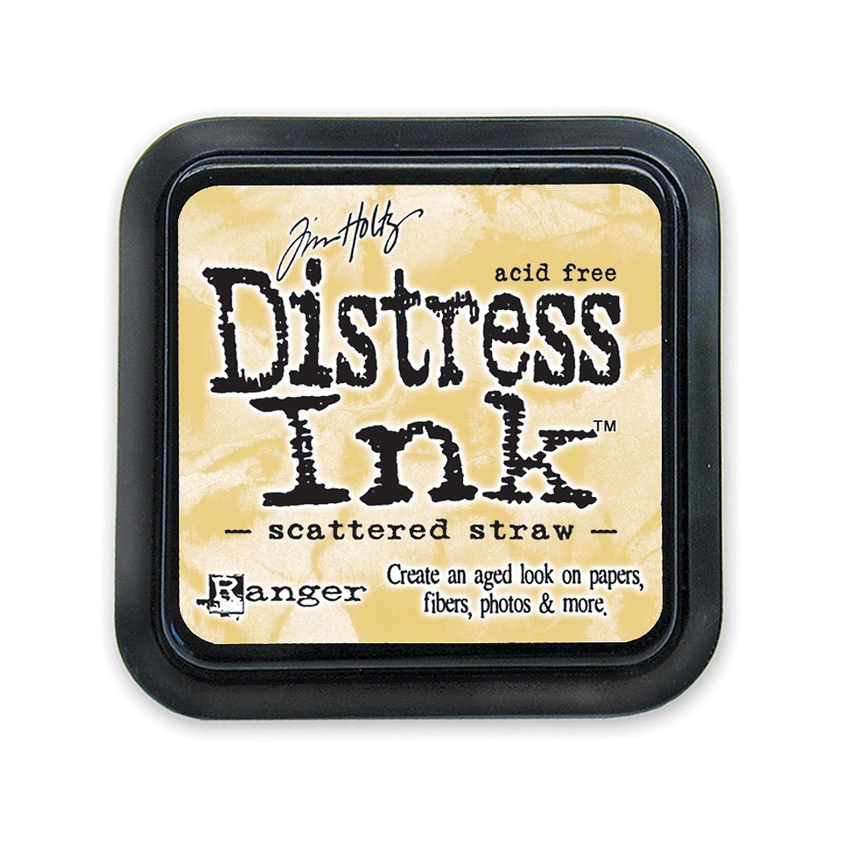 Tim Holtz Mini Distress Ink Pad, Scattered Straw 1x1-in