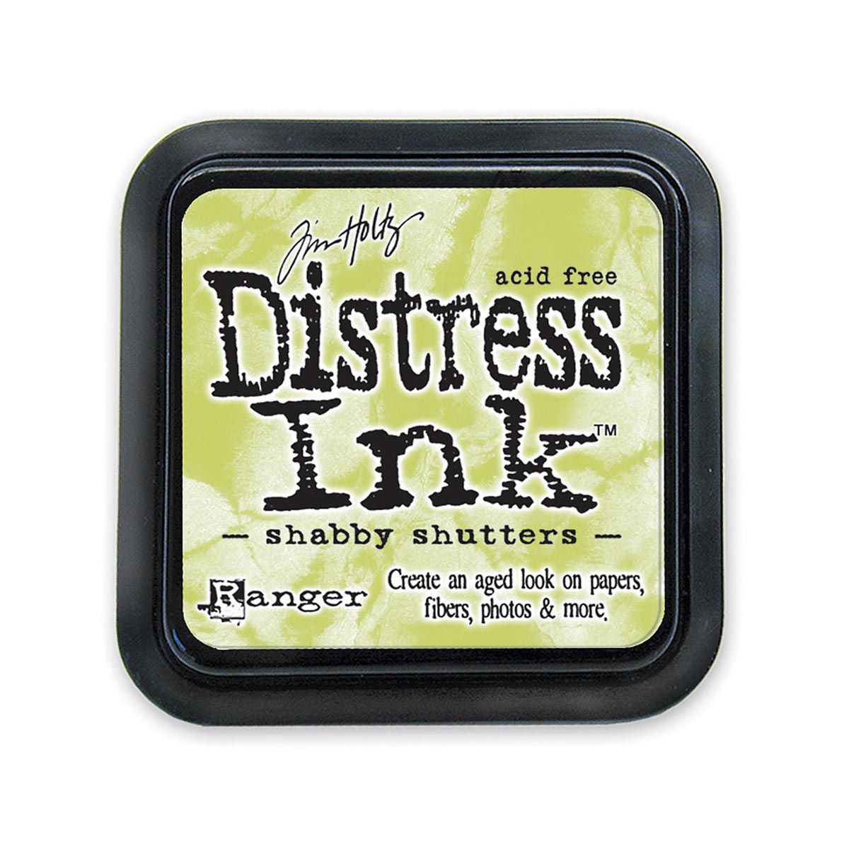 Tim Holtz Mini Distress Ink Pad, Shabby Shutters 1x1-in