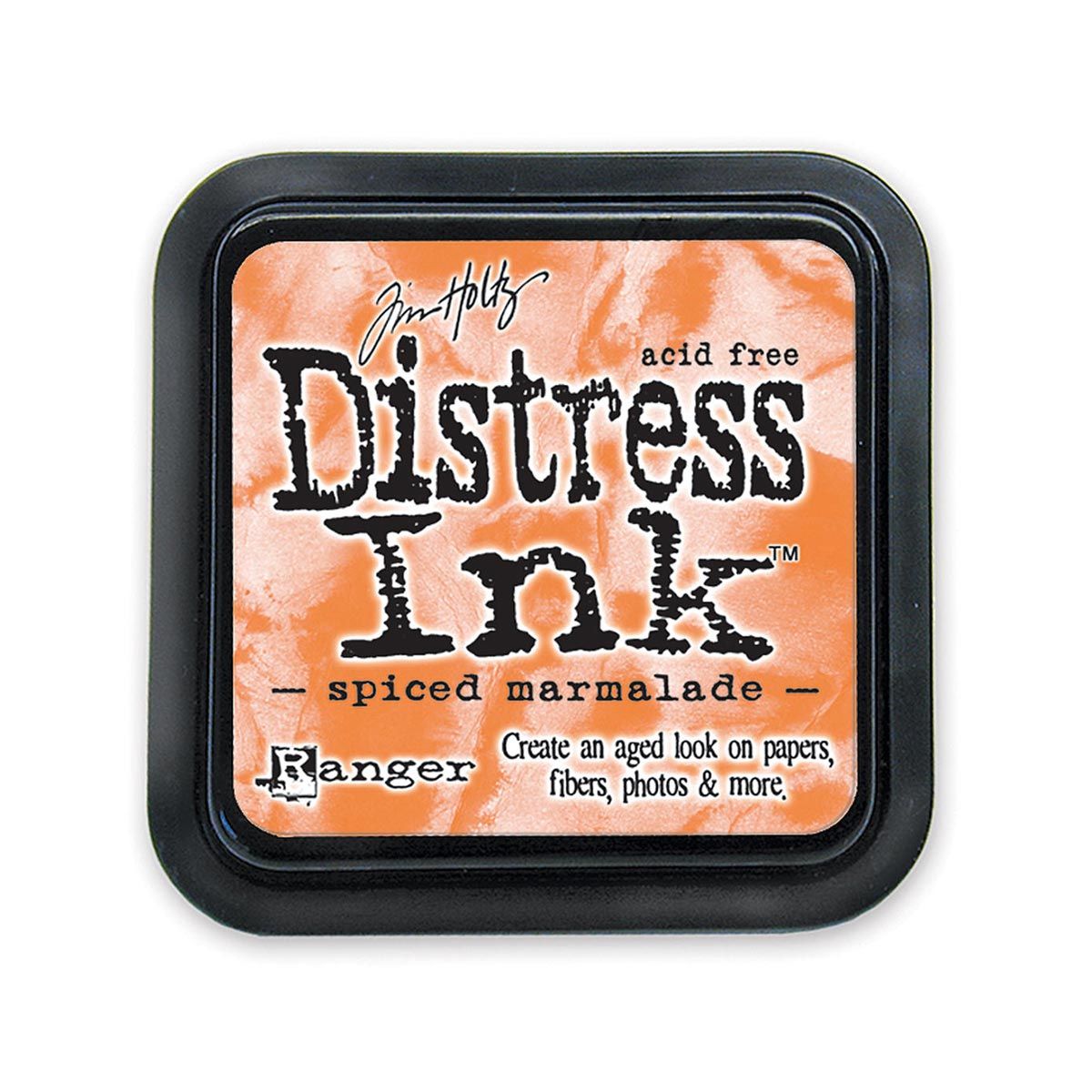 Tim Holtz Mini Distress Ink Pad, Spiced Marmalade 1x1-in