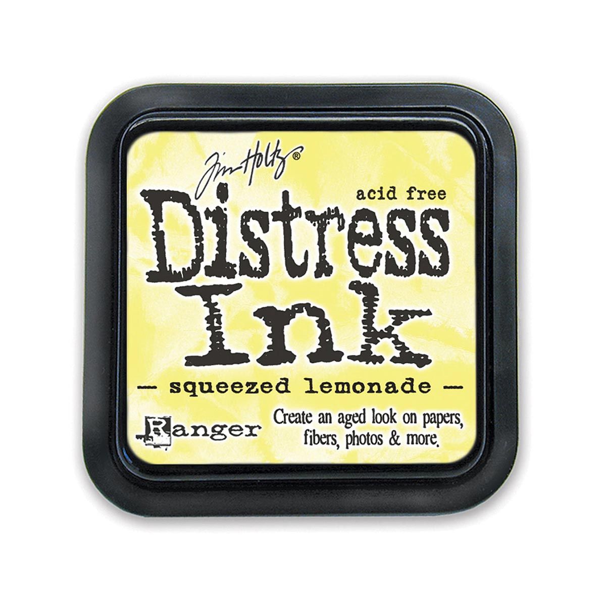 Tim Holtz Mini Distress Ink Pad, Squeezed Lemonade 1x1-in