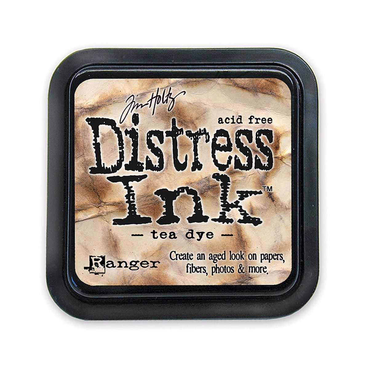 Tim Holtz Mini Distress Ink Pad Tea Dye 1x1 inch