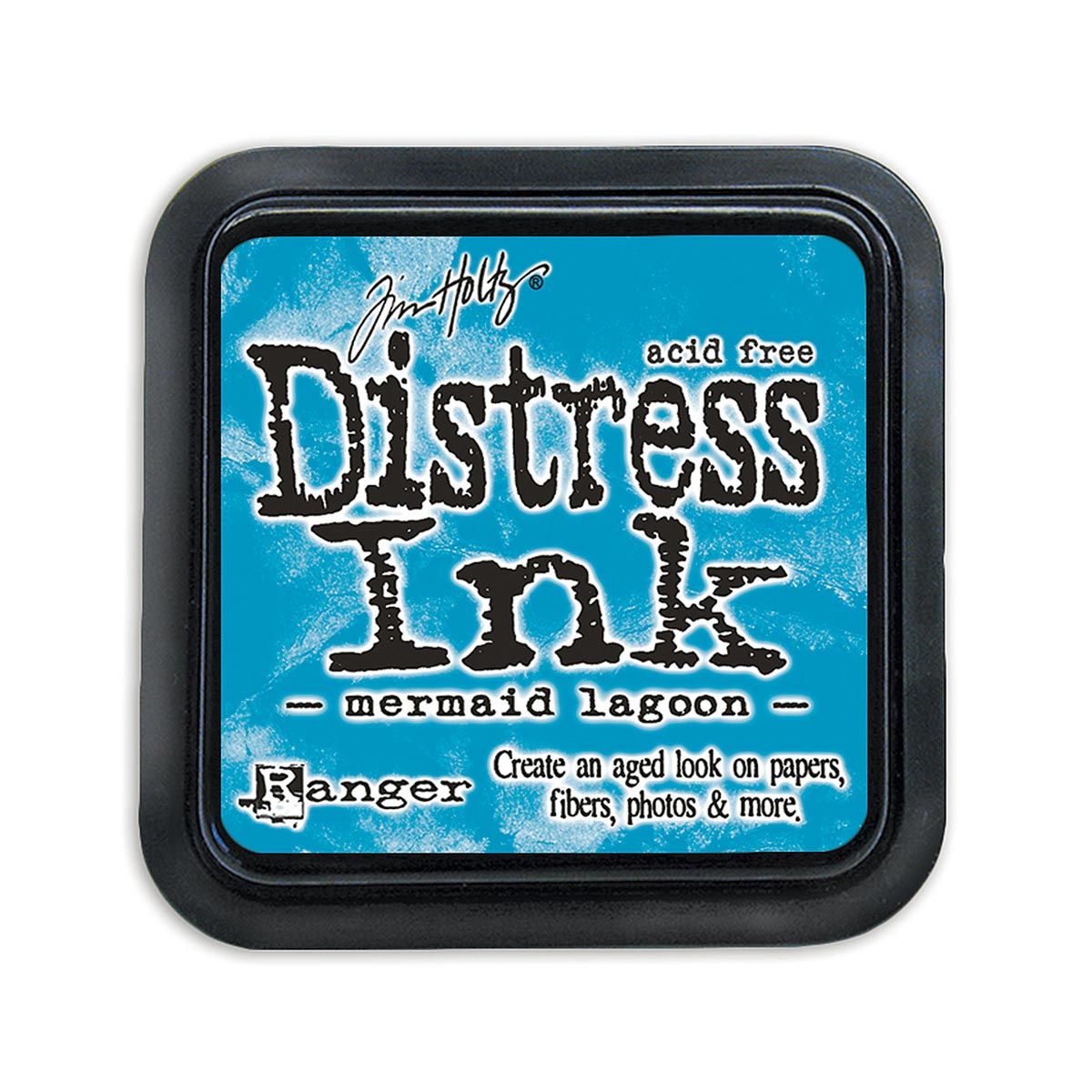 Tim Holtz Mini Distress Ink Pad Mermaid Lagoon 1x1 inch
