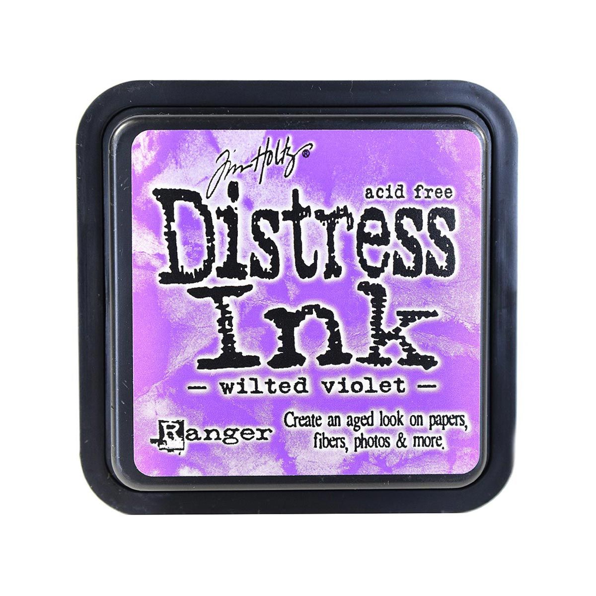 Tim Holtz Mini Distress Ink Pad Wilted Violet 1x1 inch