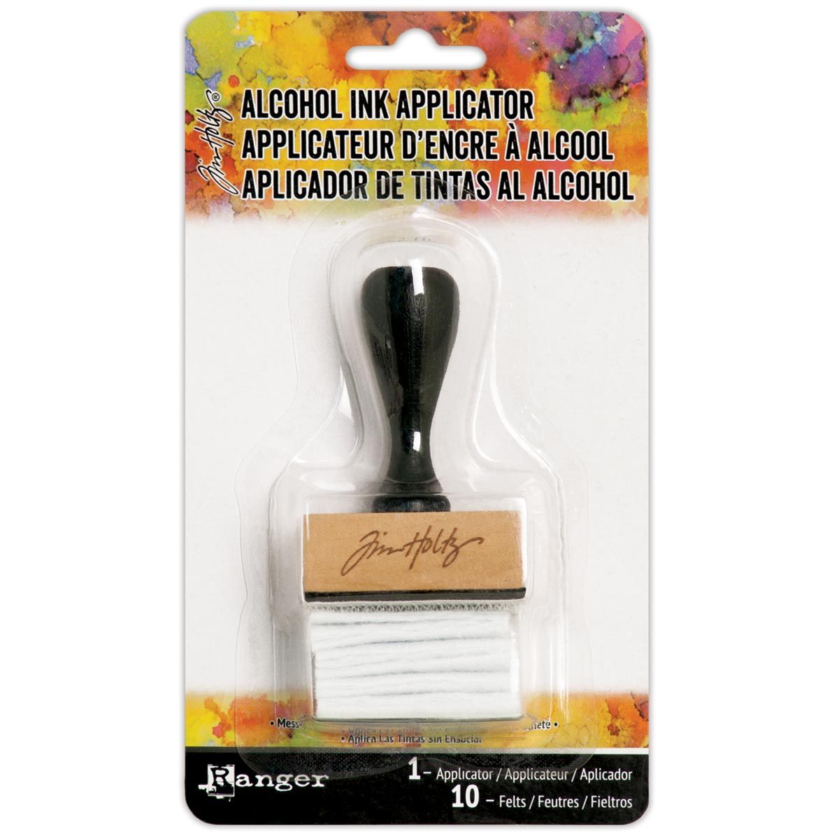 TIM20745-Adirondack Alcohol Ink Applicator Stamp Handle and Felt